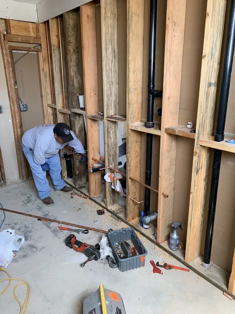 Commercial rough-in plumbing for Water Heater Replacement in Westons Mills